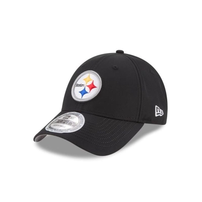 Black Pittsburgh Steelers Hat - New Era NFL Team Ballmarker 9FORTY Adjustable Caps USA7831602